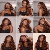 Perruque cheveux humains vierges 12a, 13x6, perruque Lace Frontal Wig indétectable, sans traitement, Lace transparente, pour femmes
