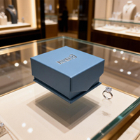 Boîte d'emballage magnétique pour bracelet de luxe en gros, impression de logo personnalisée, pochette en coton, boîte rigide à couvercle magnétique