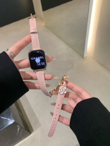 Trampa de tinta etal Hain, atch ltra 8 7 6 Camelia eather ouble y ich atch 49mm 45mm 42mm 41mm 38mm 40mm - Product Image 5