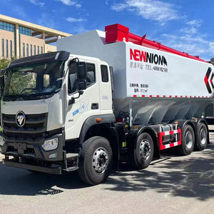 Réservoir d'alimentation en vrac de 36m ³ Boîte à fourrage pour porcs de haute qualité Camion de livraison d'aliments <span class=keywords><strong>Transport</strong></span> d'aliments Taille personnalisée avec tarière - Product Image 1