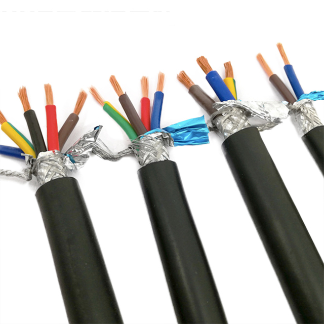 UL2725 20AWG-28AWG BC/TC Conductor Al Foil 4 Core Shield Braided Cable USB Cable