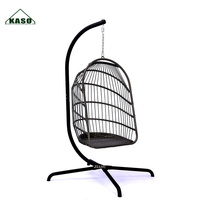Fauteuil suspendu d'extérieur pour jardin, balançoire double d'occasion pour patio, mobilier de jardin, lit suspendu transparent