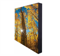 Showroom Fest Installierte LED-Bildschirmwand P3.91 Frontmontage LED-Bildschirmpanel 1000x1000 mm Schlankes Panel 3,9mm LED-Bildschirmanzeigetafel