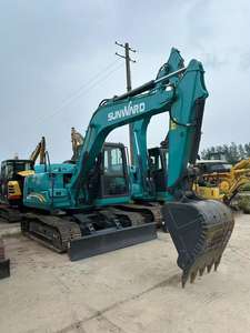 Excavadora hidráulica diésel Sunward SWE90 usada original con excelentes condiciones de trabajo, precio competitivo a la venta - Product Image 3