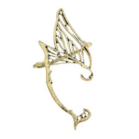 Nouveau Design à la mode gothique Piercing elfe oreille manchette Wrap argent creux boucles d'oreilles rétro Punk celtique elfique fée boucles d'oreilles