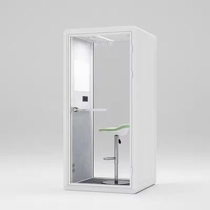 Bureau mobile en acier au design moderne, insonorisé, écologique, espace <span class=keywords><strong>de</strong></span> travail intérieur, bureau <span class=keywords><strong>de</strong></span> conférence <span class=keywords><strong>de</strong></span> style cabine, atelier - Product Image 6