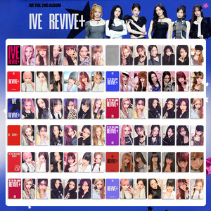 6 Tarjetas Fotográficas Brillantes del 2º Álbum de IVE, Kpop REVIVE+, Tarjetas Lomo de Gaeul, Wonyoung, Yujin, Liz, Rei, Leeseo, Postales para Coleccionar - Product Image 1