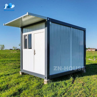 Maison Conteneur Préfabriquée Mobile Modulaire Pliable Personnalisable 10 pieds, Mini Bar Coloré, Boutique Éphémère, Café, Petite Maison