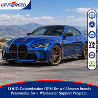 Jantes en alliage forgé monobloc sport personnalisées de qualité supérieure en bronze satiné 5x112 19 20 pouces pour BMW M4 CSL G82 G83