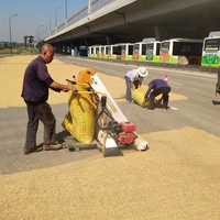 Désherbeuse à riz à 2 rangs et 3 rangs avec moteur à essence, désherbeuse à riz avec moteur à essence, machine à désherber pour riz