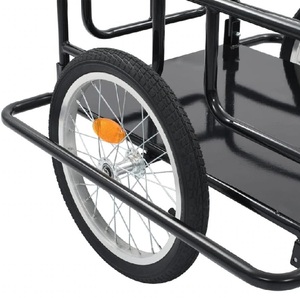 16 "grande Roda Dobrável Bicicleta Trailer <span class=keywords><strong>70L</strong></span> Acoplamento Rápido Dobrável Bicicleta De Armazenamento De Carga Trailer - Product Image 3