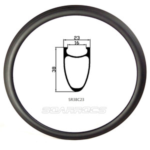 Approvisionnement direct d'usine 700C 23mm largeur <span class=keywords><strong>38mm</strong></span> 50mm 60mm <span class=keywords><strong>jante</strong></span> à pneu en <span class=keywords><strong>carbone</strong></span> UD 3K frein de basalte intérieur 16mm <span class=keywords><strong>jante</strong></span> de vélo de route large - Product Image 3