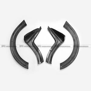 Guardabarros Delanteros Anchos de Fibra de Carbono Tipo EPA Específicos para Fiat 500 S3 (4 piezas) - Product Image 3