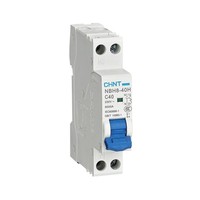 Interruptor Automático Miniatura (MCB) de Cobre Serie NBH8 de CHINT, 6A-63A, Curva C, Capacidad de Ruptura de 6kA, 230V, para Uso Doméstico y Hotelero