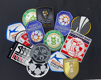 Écusson fabricant personnalisé chapeau tissu tissé entièrement brodé logo fer sur broderie badges patchs pour vestes chapeaux vêtements