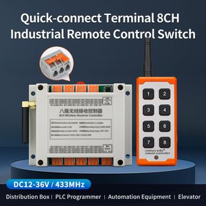 8-Kanal Universelle Drahtlose Fernbedienung Schalter DC12V/36V AC220V Relais-Empfängermodul RF 433Mhz Sender - Product Image 2