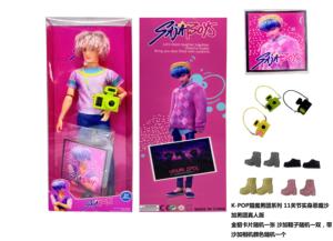 Demon Hunter Boy Band figur aksi 11.5 inci 11 sambungan Model koleksi Saia ABBy Mystery Jinu Romane dengan kartu dan kamera - Product Image 2