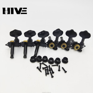 Quốc gia phong cách dân gian Guitar chỉnh chốt mở đầu Guitar Acoustic với kim loại nhạc đồng quê dây đàn guitar trong vàng Bạc và đen - Product Image 3