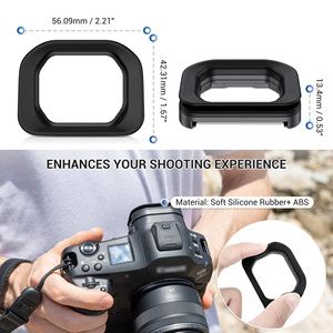 Accesorio de cámara JJC con diseño nuevo de silicona para ojo de pez para <span class=keywords><strong>Canon</strong></span> EOS <span class=keywords><strong>R1</strong></span> - Product Image 5