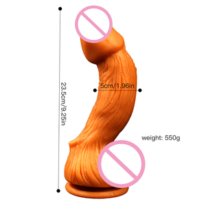 Großer, Ausgebogener, Vibrierender und Beheizbarer <span class=keywords><strong>Dildo</strong></span> mit Realistischer Eichel, Riesiger XXL <span class=keywords><strong>Dildo</strong></span> für Frauen - Product Image 4
