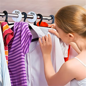 Colored Round Plastic Clothing Dividers Round Plastic Divider for Hangers - Product Image 6