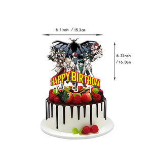 <span class=keywords><strong>My</strong></span> <span class=keywords><strong>Hero</strong></span> <span class=keywords><strong>Academia</strong></span> Birthday Party Decoration Set Banner Latex Balloon Backdrop Cake Topper Party Supplies Baby Shower - Product Image 4