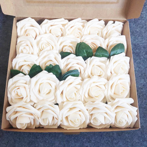 Têtes <span class=keywords><strong>de</strong></span> Fleurs Artificielles en Mousse PE avec Tige pour Fête <span class=keywords><strong>de</strong></span> Mariage, Décorations <span class=keywords><strong>de</strong></span> Fête Prénatale, Bouquet <span class=keywords><strong>de</strong></span> Mariée, 25 Pièces - Product Image 6