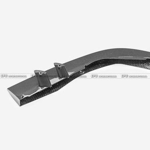 สปอยเลอร์หน้าคาร์บอนไฟเบอร์แห้ง EPR น้ำหนักเบา สำหรับ Ferrari F8 2019- สีดำ ติดตั้งง่าย รูปลักษณ์เหมือนโรงงาน - Product Image 4