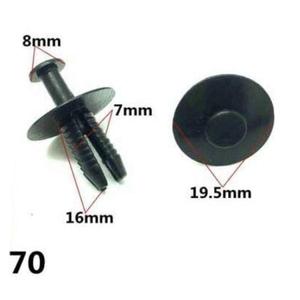 Rivets en plastique, rivets à pression en nylon, blanc, noir, R6080 - Product Image 4