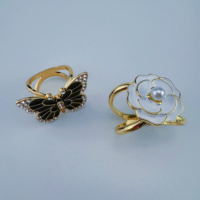 Attache en alliage de zinc personnalisée boucle en métal placage boucles pressées avec broche pour les principaux accessoires de sous-vêtements et chaussures