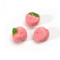 Groothandel Gemengde Fruitjam Gevulde Marshmallow Zachte Kauwgom Snoep Natuurlijke Kleur Druif Mango Perzik Smaak Kinderen Zoete Snack