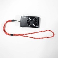 Sangles de cou noires Longe de cou noire Compatible avec les clés USB de la caméra iPhone Porte-clés et autres articles portables