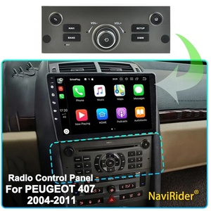 Pannello di controllo dell'autoradio in stile OEM per controllare lo schermo Android per <span class=keywords><strong>Peugeot</strong></span> <span class=keywords><strong>407</strong></span> 2004 - 2011 lettore Video per auto colore nero/grigio - Product Image 2