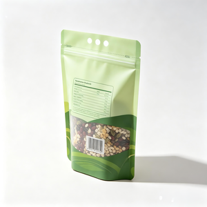 Wholesome Grains Organic Mix Premium Cereal Stand Up <b>Pouch</b> Zipper Top Resealable Food Grade Packaging - Product Image 3