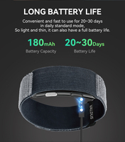 Pulsera Inteligente de Bienestar con ECG, Batería de 30 Días, Sin Pantalla, 23g, Rastreador de Actividad Física, OEM/ODM, Logotipo Personalizado para Propietarios de Marcas y Minoristas