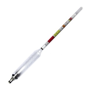 Hydromètre d'alcoomètre à triple échelle personnalisable avec support OEM - Product Image 1