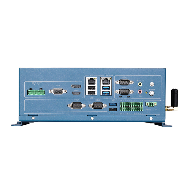 Fanless Mini Desktop PC with Wide Voltage J1900/J6412 9-36V DC in USB3.0 Win7/10 Linux Dual LAN Industrial Computer-New Product