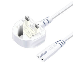 İngiltere 2/3-Pin özel güç kablosu | Saf bakır PVC kablo 0.5-1.5mm ² | C5/C7/C13/C14/C19 biter | Anahtar/kauçuk | İngiltere güvenlik standardı - Product Image 5