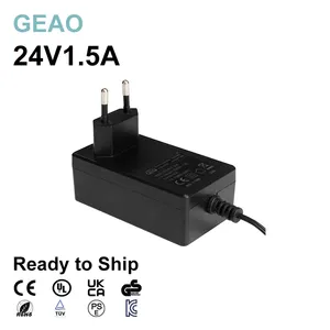 24V เปลไฟฟ้า1.5A พัดลมกรอกสดแบตเตอรี่ลิเธียมสกู๊ตเตอร์3V 5V 12V 24V 1A 2A 3A อะแดปเตอร์5A