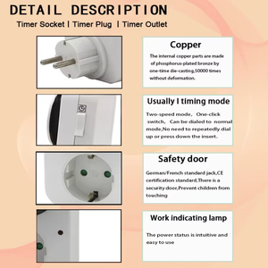 <strong>High</strong> <strong>Quality</strong> 16A <strong>Mini</strong> Socket Mechanical <strong>Timer</strong> 24 Hours Countdown Safe and Secure - Product Image 6
