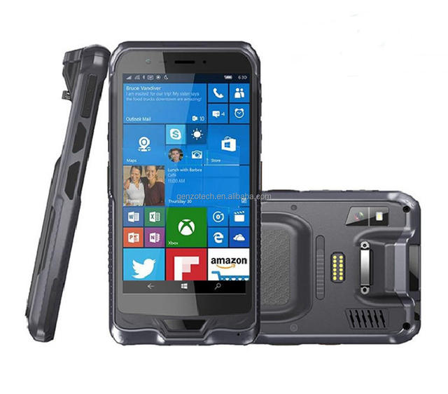 6 Inch Rugged Rfid Handheld Pda Mobile Pda windows Handheld Computer with Barcode Scanner Rugged Handled Terminal Device Windows