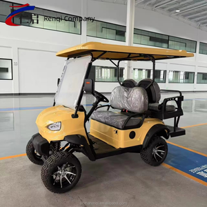 Voiturette de <span class=keywords><strong>golf</strong></span> électrique tout-terrain 4 places, moteur AC 4KW, 60V100Ah, buggy tout-terrain, capacité de montée de 30%, CE, LHD RHD, OEM pour les centres de villégiature et le tourisme - Product Image 1