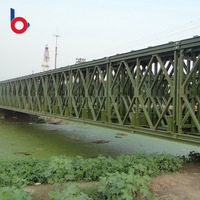 Pont Bailey de qualité supérieure, à double voie, en acier haute résistance, pour la construction, modèle CB100 (CB321), norme GB, portée de 20 m