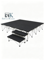 Plateforme de scène de haute qualité en aluminium, support de scène en aluminium, scène mobile pour mariage, performance, exposition