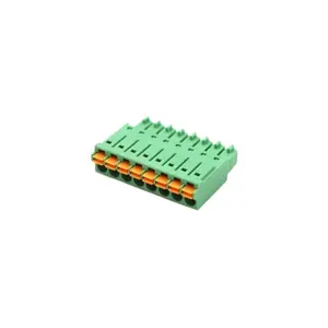 Substitua Phoenix FMC 1.5 - ST 15EDGKN 3.5mm 3.81mm pitch pluggable terminal block PVC conector verde