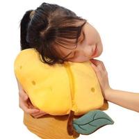 Peluche de canard ronde Kawaii, jouet en peluche doux pour la décoration de chambre, adorable canard en peluche pour le bureau, oreiller de sieste, fabricant certifié CE CPC