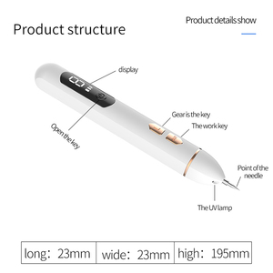 Stylo d'élimination des grains de beauté et des excroissances cutanées, 9 niveaux d'intensité, rechargeable par USB, appareil de beauté portable pour le visage, usage domestique - Product Image 4