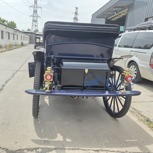 Calèche électrique pour mariages, fêtes, célébrations d'anniversaire, manège de parc d'attractions, construction en acier, 4 roues, à vendre - Product Image 4