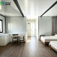Nouvelle maison préfabriquée contemporaine extensible avec 2 chambres et bureau, facile à assembler