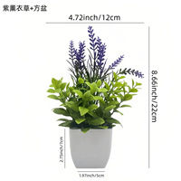 Plante artificielle en pot pour intérieur, élégante et réaliste, en plastique, type bonsaï, pour décoration de table et aménagement de marché, fournitures en gros